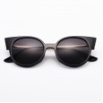 New fashion cat eye sunglasses female tide round sunglasses personality street shooting sunglasses s9072