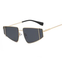 New personality big frame men's metal punk sunglasses trend irregular street shot sunglasses female S90