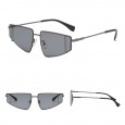 New personality big frame men's metal punk sunglasses trend irregular street shot sunglasses female S90