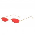 Retro small frame marine sunglasses men and women models metal trend street shot sunglasses hanging nose glasses S80