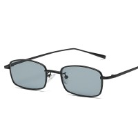 Personality square sunglasses men and women trendy street shooting sunglasses sunglasses ocean sheet metal frame glasses S8004