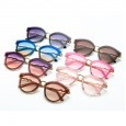 New Lady Frameless Cat Eye Sunglasses Trend Shade Sun Glasses Street Shot Sunglasses S8056