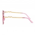 New Lady Frameless Cat Eye Sunglasses Trend Shade Sun Glasses Street Shot Sunglasses S8056