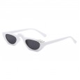 Retro small frame steampunk sunglasses female trend street shot sunglasses cool metal ring glasses S8042