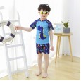 Children's bathing suit boy swimming trunks suit surfing suit boy split swimsuit baby swimsuit swimming cap