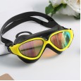 Swimming goggles eye protection big frame HD waterproof anti-fog swimming glasses men and women adult diving goggles equipment