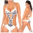 Women's Sexy Siamese Bronze Printed Bikini Popular Swimsuit Popular Swimsuit