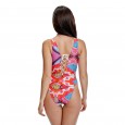 The new one-piece swimsuit with front and back lacing medium and large size one-piece swimsuit