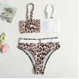 New bikini leopard print color swimsuit women