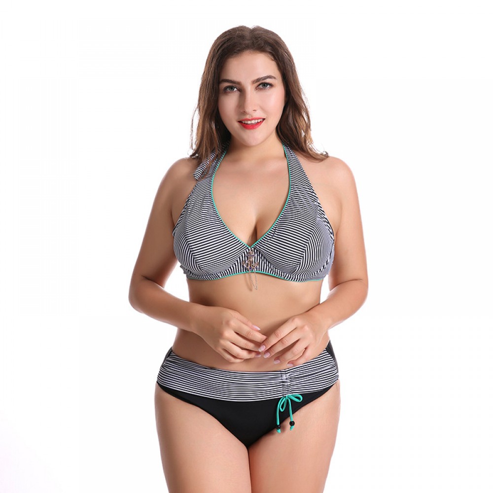Hot sale female swimsuit sexy backless high waist XL bikini