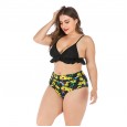 New large size 5XL bikini sunflower swimsuit women
