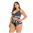 Siamese enlarged female swimsuit big cup MM swimsuit was thin 8929