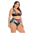 Large size bikini underwire large cup ladies swimsuit swimwear 8809
