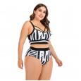 Plus size bikini sexy big cup ladies swimsuit swimsuit 8817