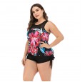 Split increase female swimsuit big cup MM swimsuit was thin 8848