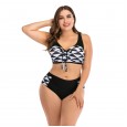 Large size bikini underwire large cup ladies swimsuit swimwear 8810