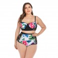 Plus size bikini underwire big cup ladies swimsuit swimsuit 6649