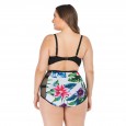Plus size bikini underwire big cup ladies swimsuit swimsuit 6649
