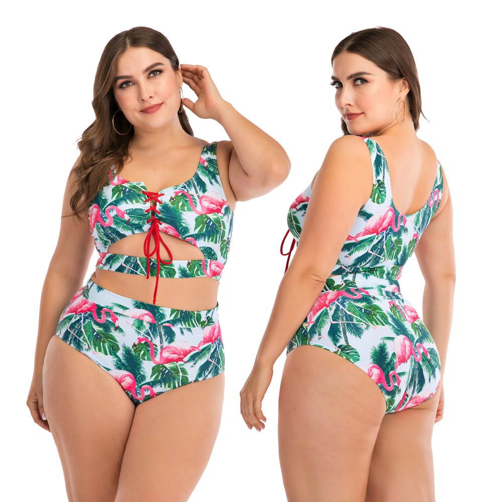 Plus size bikini sexy big cup ladies swimsuit swimwear 88
