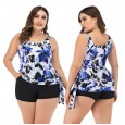 Split increase female swimsuit big cup MM swimsuit was thin 8847