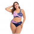 Plus size bikini sexy big cup ladies swimsuit swimwear 8813