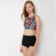 Sexy bikini split female swimsuit high waist swimsuit 9031