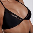 Sexy high waist bikini swimsuit hollow lace slimming swimsuit 9512