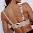 Sexy high waist bikini swimsuit sports vest was thin swimsuit 9531