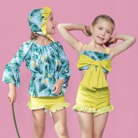 Baby girl super cute hot spring split bikini swimsuit sunscreen bow swimsuit 34