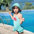 Children's one-piece swimsuit female baby starfish skirt swimsuit mermaid cute princess 1