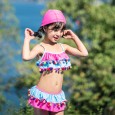 Children's split swimsuit female baby spa skirt swimsuit bikini cute princess 1028