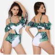 Sexy Siamese Female Swimwear Hot Spring Sleeveless Slim Steel Support Julong Swimsuit 49