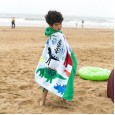 Bath towel style formaldehyde-free beach swimming can wear children's plus size hooded bath towel cloak 76cm