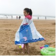 Bath towel style formaldehyde-free beach swimming can wear children's plus size hooded bath towel cloak 76cm