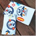 Bath towel cartoon active printing one side gauze one side terry cloth soft and absorbent home baby bath towel