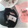New tide brand baseball cap wild solid color hat small bee casual couple men and women shade cap