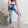 ! New yoga print yoga fitness vest trousers sports suit yoga suit suit female