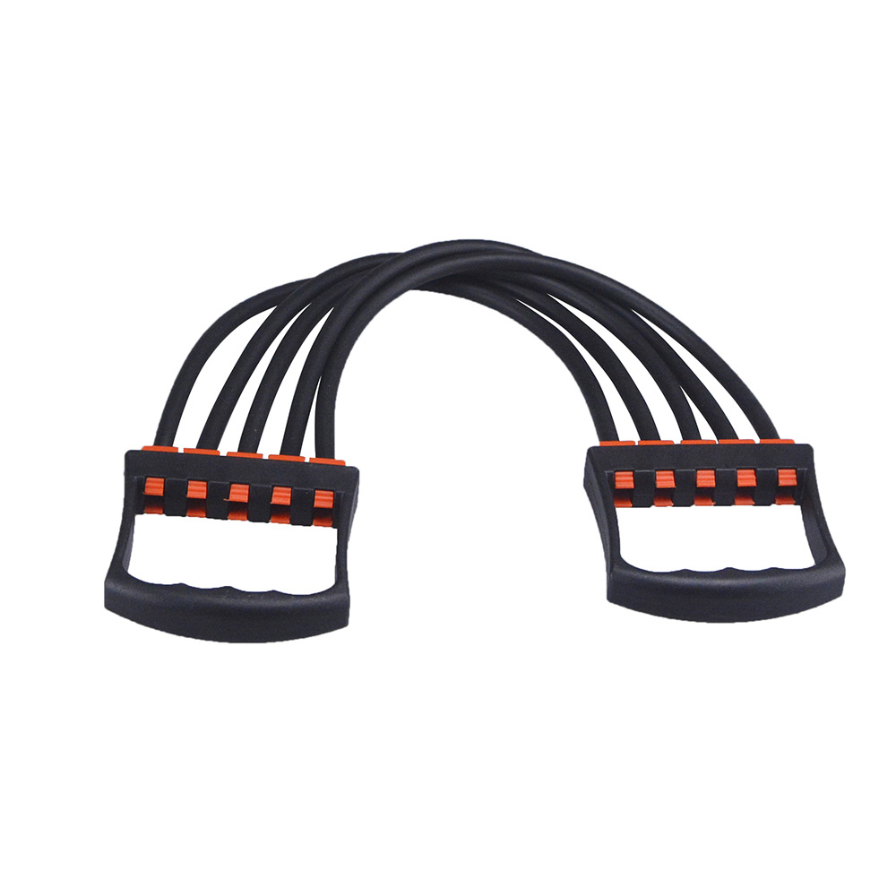 Chest Expander Five Tensioner Pectoral Arm Exercise Tensioner Removable Fitness Chest Expander