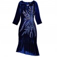 Spring and summer new heavy-duty embroidered and velvet bottoming women's decoration body bag hip fishtail skirt dress