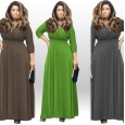 Hot sale new women's plus size deep V net color big swing skirt 7 colors optional sexy dress