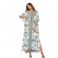 Women's spring and summer dresses fashion bat sleeve robe women