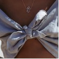 Spring new women's hot sale bow tie sleeves sexy tube top