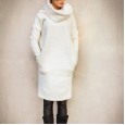 Autumn and winter fleece dress women's hot selling warm sweater collar collar