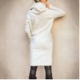 Autumn and winter fleece dress women's hot selling warm sweater collar collar