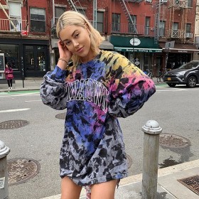 Hot Sale Women's Letter Printing Sports Autumn and Winter Crew Neck Sweater Women's Women's