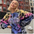 Hot Sale Women's Letter Printing Sports Autumn and Winter Crew Neck Sweater Women's Women's