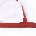 Brown red high waist triangle cup bikini swimsuit without steel ring sexy nylon solid color female swimsuit summer new product