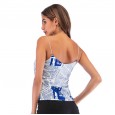 Chiffon camisole female summer wear sexy v-neck bottoming inner top