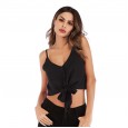 New sexy V-neck camisole female Xia Chiffon sleeveless top women wear