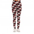 Hot selling new women's check printed casual pants slim slimming pants women tide